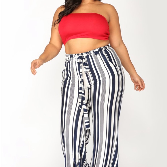 Fashion Nova Pants - Fashion Nova striped pants